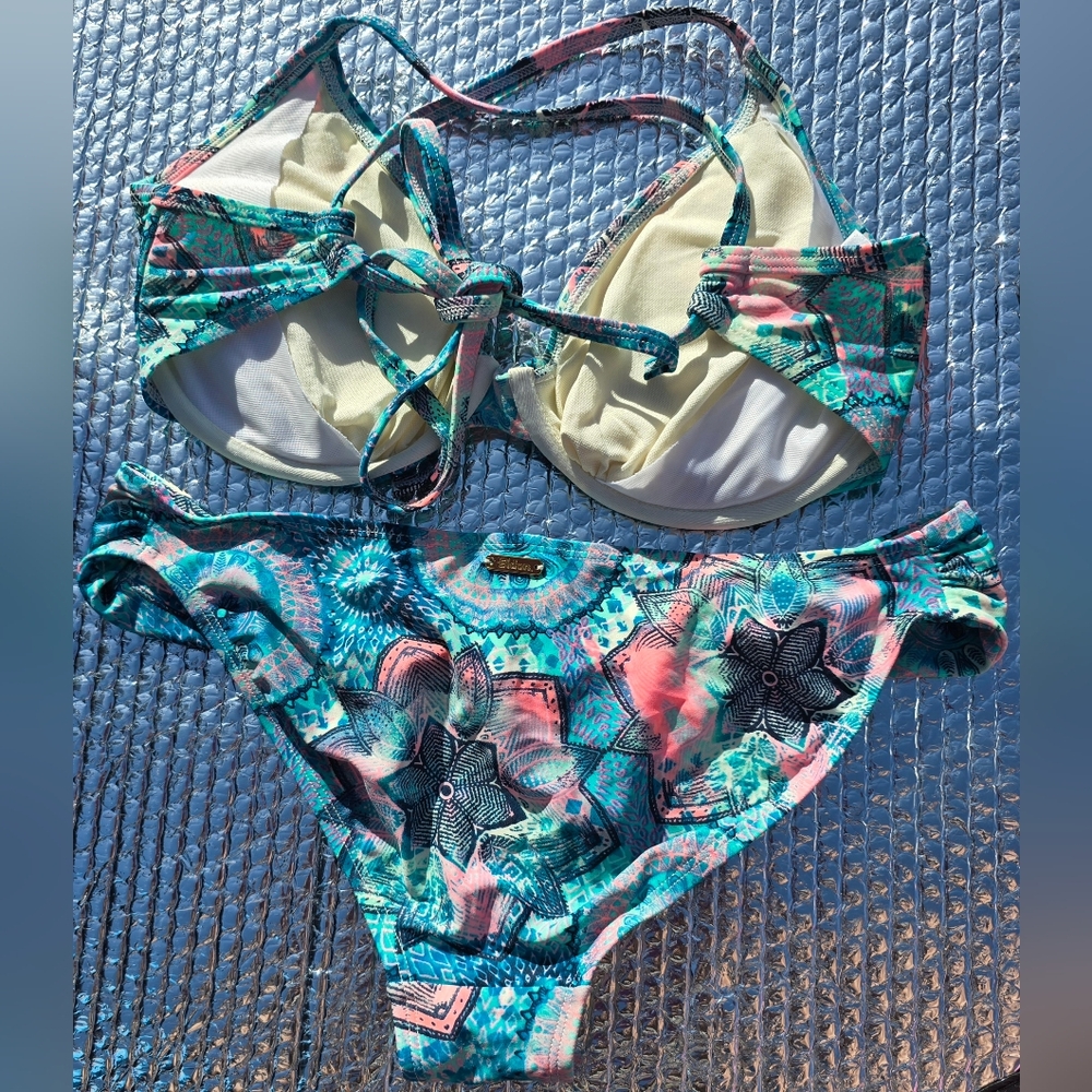 Colorful Geometric Bikini Set